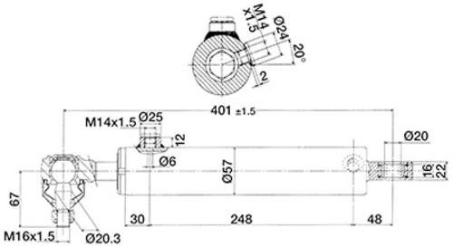 Cilindru servodirectie pentru Case IH, FIAT, New Holland cod OEM 5098112, 5123968, 5189897, 5093753, 1755093753, 5093752, 5097535, 5098051, 5123022, 5173145, 5189888, 904998943, 5125260 Cilindru servodirectie pentru Case IH, FIAT, New Holland cod OEM 5098112, 5123968, 5189897, 5093753, 1755093753, 5093752, 5097535, 5098051, 5123022, 5173145, 5189888, 904998943, 5125260